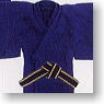 Kimono Set (Dark blue) (Fashion Doll)