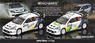 2CAR SET FORD FOCUS RS WRC RALLY MEXICO 2004 (# 7 MAERTIN & FORD FOCUS RS WRC BP # 8 DUVAL) (ミニカー)