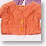 Knit Bolero (Orange) (Fashion Doll)