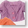 Knit Bolero (Lavender) (Fashion Doll)