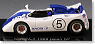 Toyota7 Japanese GP 1969 No.5 (White/D Blue) (Diecast Car)