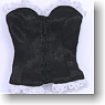 Lacing-up Corset (Black) (Fashion Doll)