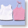 Camisole and Tank Top Set (Black / White) (Fashion Doll)