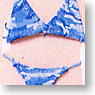 Bikini Swimsuit (Camouflage Pattern/Light Blue) (Fashion Doll)