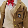 Private Girls` School Uniform Set (Junior High School Type) (Fashion Doll)