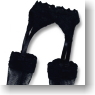 Garter belt & Panty hose (Black) (Fashion Doll)