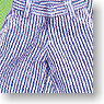 For 23cm Painter Pants (Navy Stripe) (Fashion Doll)