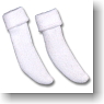 For 23cm Fold in Three Socks (White) (Fashion Doll)
