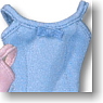 For 23cm Long Sleeve Blouse (Light Blue) (Fashion Doll)