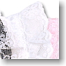 Lace Brim Bonnet (White) (Fashion Doll)