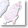 Cross Ribbon Head Dress (Pink/White) (Fashion Doll)