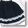 Two-Tiered Frill Skirt (Black) (Fashion Doll)