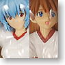 Evangelion Figrure Set - Extracurricular Activities Time- Rei and Asuka 2 pieces (Arcade Prize)