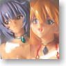 Evangelion EX `Mermaid` Figure Rei & Asuka 2 pieces (Arcade Prize)