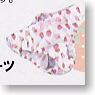 For 60cm Pink Strawberry Shorts (Pink Strawberry-print pattern White) (Fashion Doll)