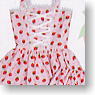 For 60cm Dreamt Strawberry Nightie (Strawberry-print pattern Pink) (Fashion Doll)