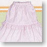 For 60cm Stripe Fuffle Skirt (Pink) (Fashion Doll)