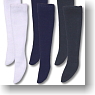 For 25cm Kneelength Socks Set (Black/Dark Blue/White) (Fashion Doll)