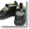 For 25cm Strap Shoes (Black) (Fashion Doll)