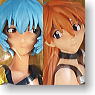 Evangelion Figure Collection Special Work Instructions #3 Rei & Asuka 2 pieces (Arcade Prize)