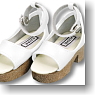 For 60cm Sandal (White) (Fashion Doll)