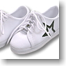 For 60cm Sneakers (White) (Fashion Doll)