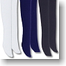 For 23cm Over Knee Socks Set (White/Navy/Black) (Fashion Doll)