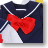 For 25cm Sailor blouse Set (Dark Blue & Dark Blue) (Fashion Doll)