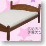 Semi-Double Bed (Brown) (Fashion Doll)