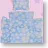 Fancy Star Bed Set Single Only (Blue) (Fashion Doll)