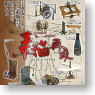 *Bargain One person up to 1 item Leonardo da vinch Reproduct from Rough Sketch Collection Figure 9 pieces (PVC Figure)