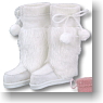 For 25cm Boots (White) (Fashion Doll)