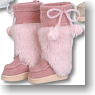 For 25cm Boots (Pink) (Fashion Doll)