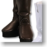 For 25cm Short Boots (Dark Brown) (Fashion Doll)