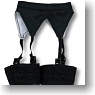 For 25cm Garter belt & Stockings (Black) (Fashion Doll)
