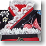 Kimono Set -Spider and Butterfly- (Black) (Fashion Doll)
