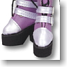 Double Belt Long Boots (Purple) (Fashion Doll)