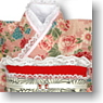 For 60cm Kimono Set -Hana ni Kocho- (Pink Flower) (Fashion Doll)