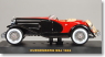 デューセンバーグ SSJ 1933 (ブラック／レッド) (ミニカー)