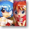 Evangelion Horror Summer Mini Display Figure Rei & Asuka 2pieces (Arcade Prize)
