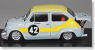 フィアット アバルト 1000 ベルリナ コルサ Gr.5 1969年ザントフォールトカップ3位 ドライバー：スワート (No.42) (ミニカー)