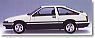 トヨタ スプリンター トレノ AE86 (ホワイト) (ミニカー)