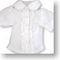 For 27cm Short Sleeve Ruffle Blouse (White) (Fashion Doll)