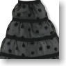 For 27cm Frokke Flower Skirt (Black) (Fashion Doll)