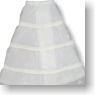For 27cm Frokke Flower Skirt (White) (Fashion Doll)