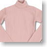 For 60cm Turtle-neck Knit (Pink) (Fashion Doll)