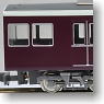 Hankyu Series 8000/8300 First Edition Additional Four Middle Car Set (Trailer Only) (Add-On 4-Car Set) (Pre-colored Completed) (Model Train)