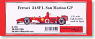 フェラーリ 248 F1 サンマリノGP (レジン・メタルキット)