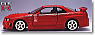 Nismo Skyline GT-R Rtune (R34) (Reactive Red) (Diecast Car)