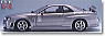 Nismo Skyline GT-R STune (R34) (Silver) (Diecast Car)
